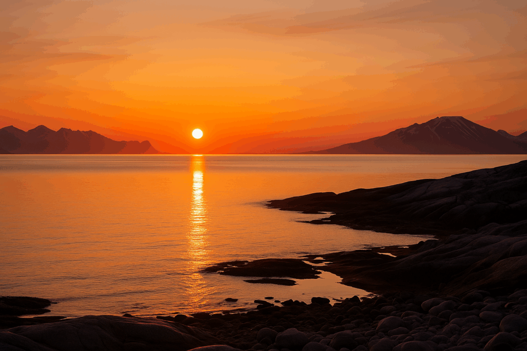 Spitzbergen im Sommer